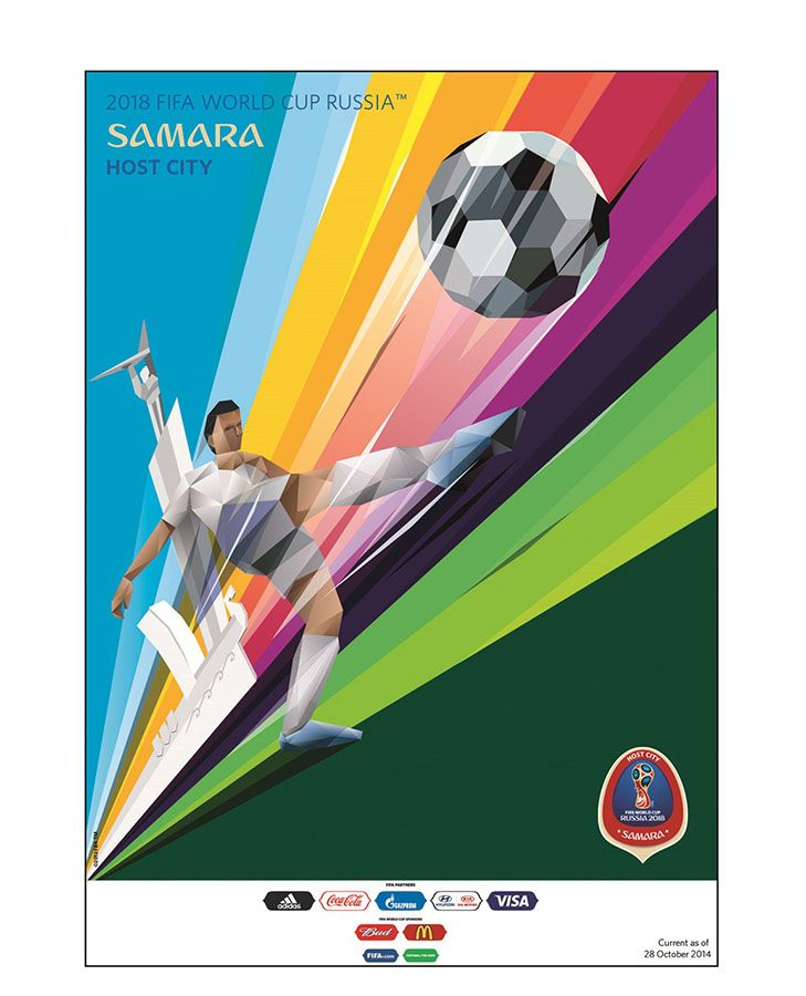 Todos los p�sters de las ciudades mundialistas.