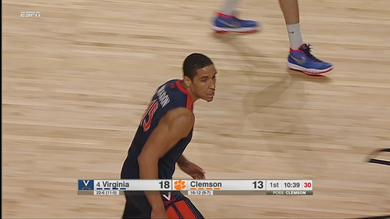 M. Brogdon made Three Point Jumper. ESPN Video