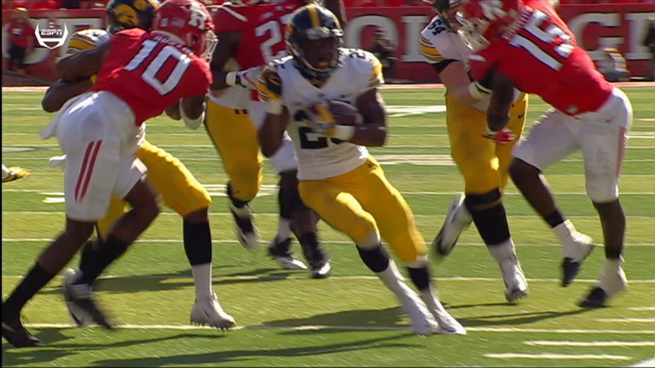 Iowa takes 147 lead on 26yard TD run ESPN Video