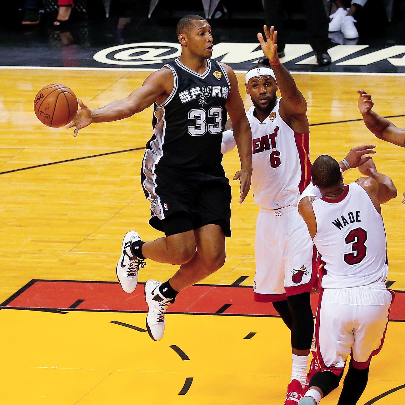 2014 NBA Finals: Boris Diaw dishes for San Antonio Spurs1296 x 1296