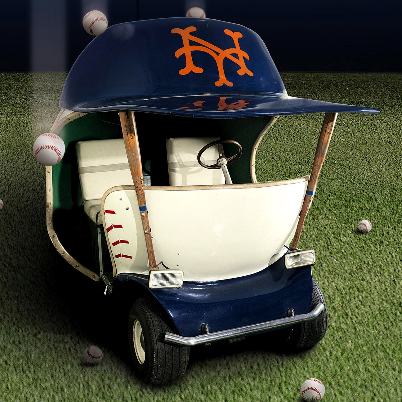 New York Mets bullpen cart fetches 112,500 at auction Mets Blog ESPN