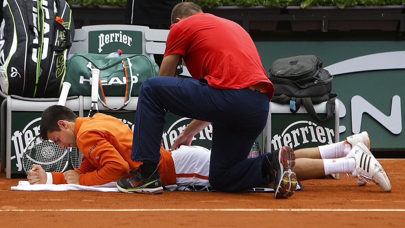 French Open Novak Djokovic not worried about injury scare