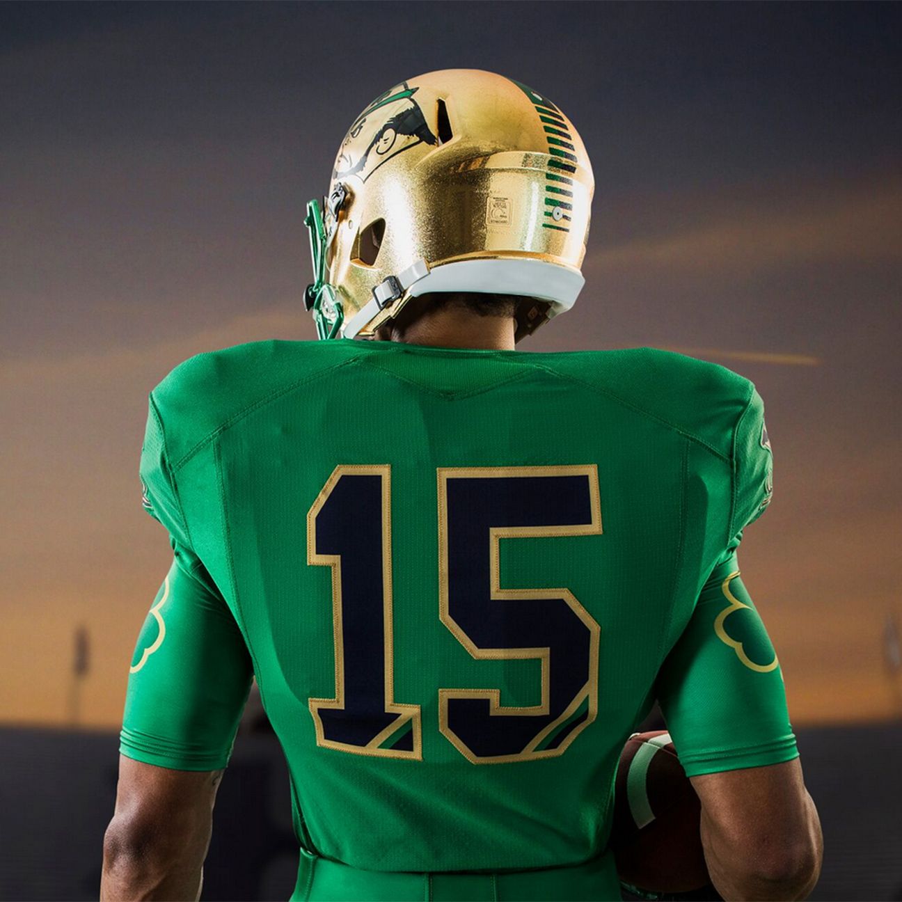 Notre Dame Fighting Irish to wear allgreen uniforms for Shamrock Series