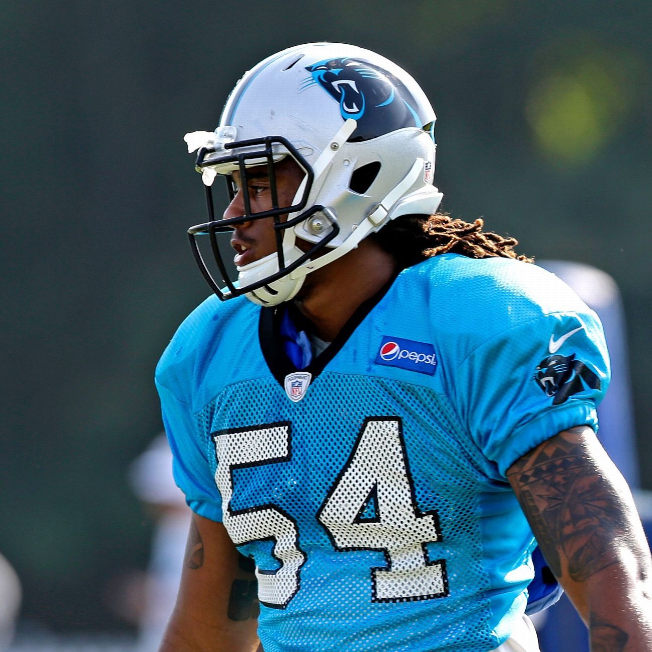 Panthers LB Thompson (knee) out against Eagles