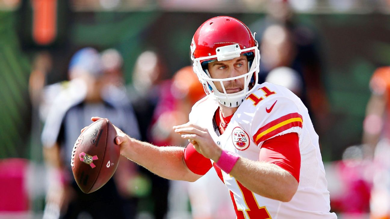 Alex Smith won't ignore football during Chiefs' upcoming break