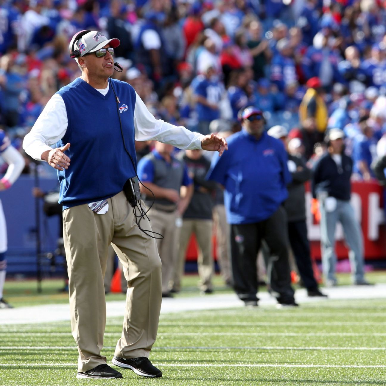 Rex on Bills' griping: No. 1 aim is wins, not sacks