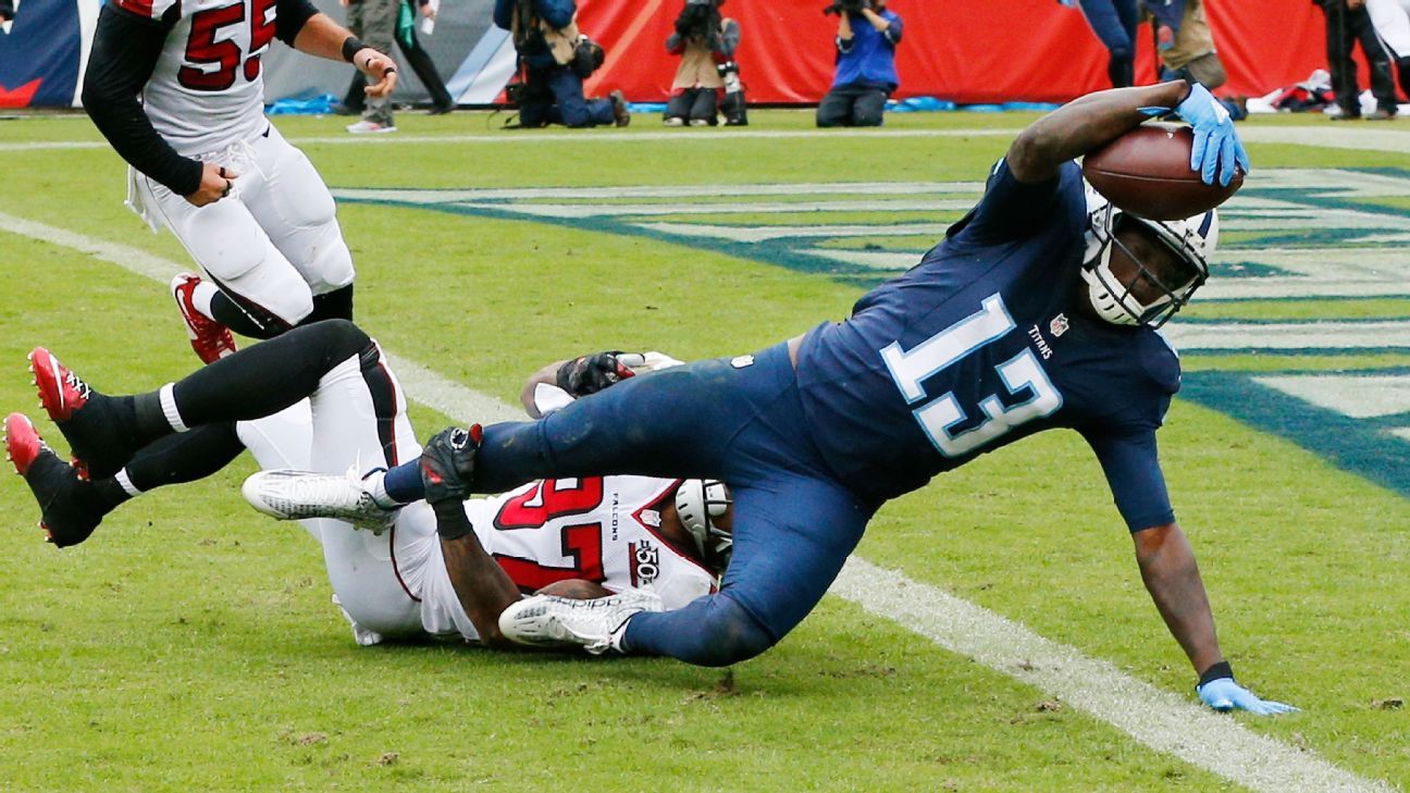 Titans WR Wright (sprained knee) out vs. Saints