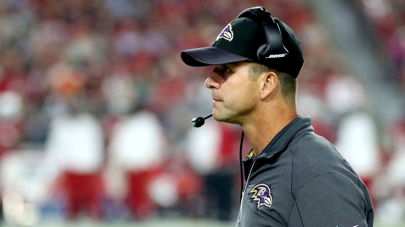 John Harbaugh jokingly says struggling Ravens aren't checking Snapchat
