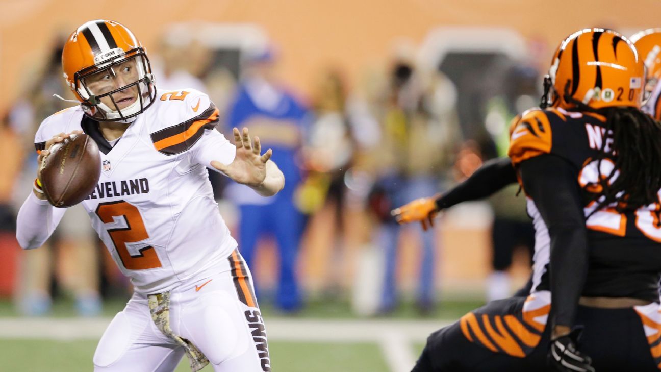 Pettine: Don't want Manziel to stay in pocket