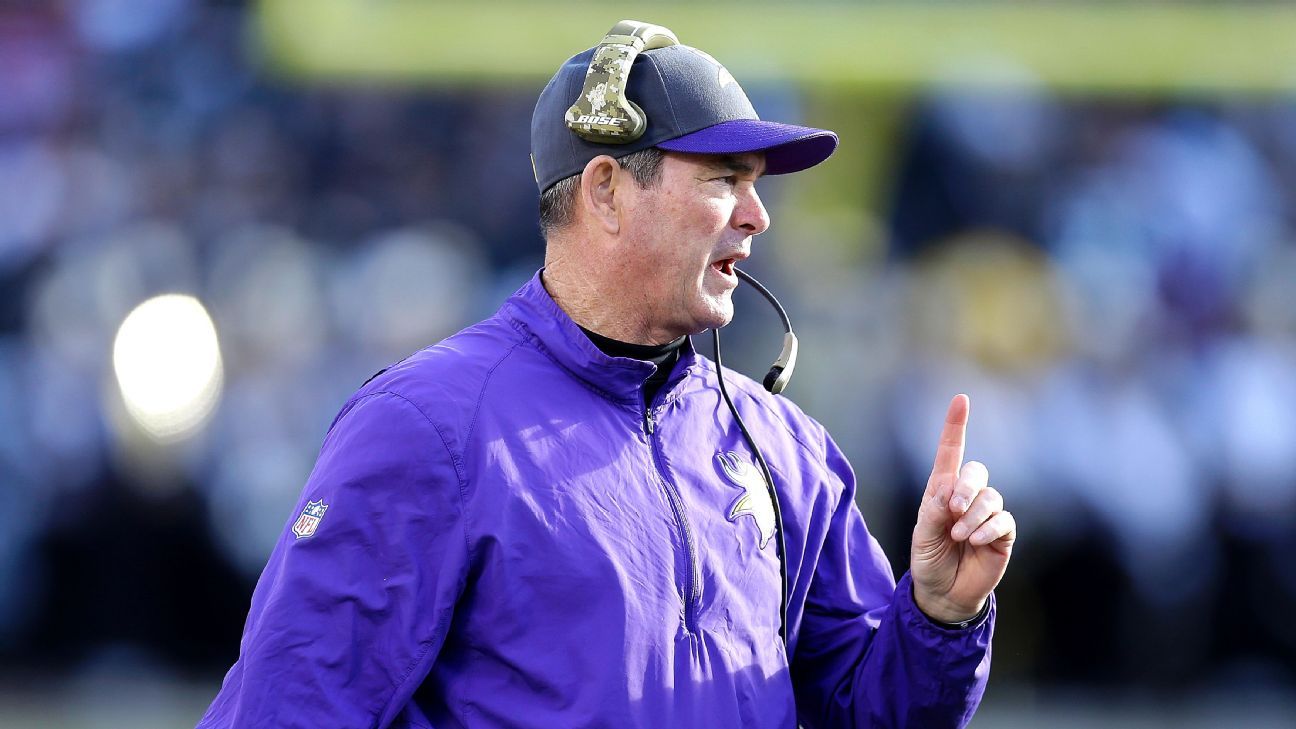 NFC North Q&amp;A: Where does Mike Zimmer rank among division coaches?