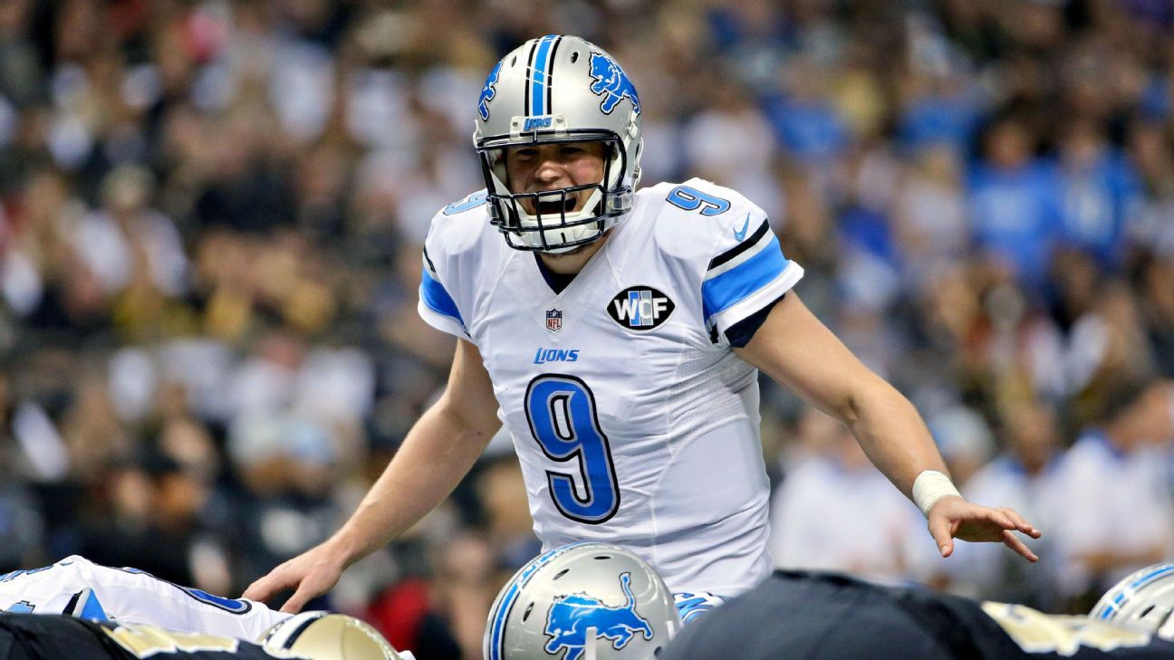 Lions' Matthew Stafford moves past Joe Theismann in career passing yards