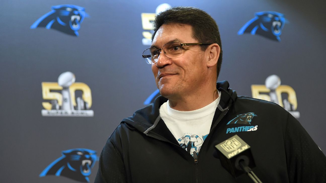 Ron Rivera responds with friendly poke after jab from Captain Munnerlyn