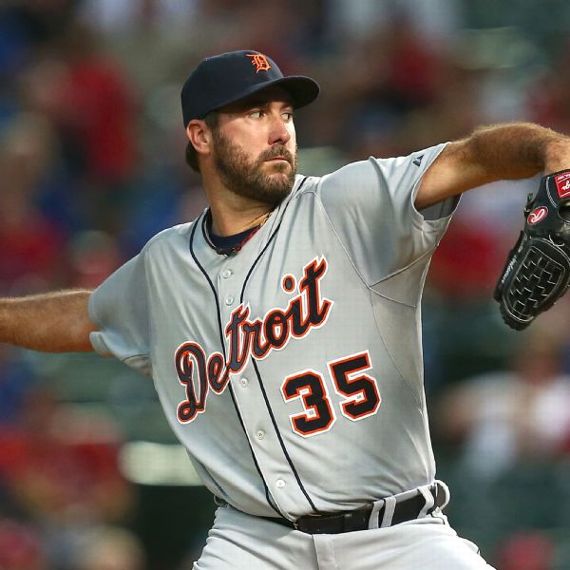 Verlander Justin Tigres Detroit
