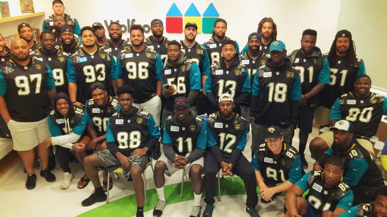 Jaguars skip Thursday's OTA to visit area hospitals