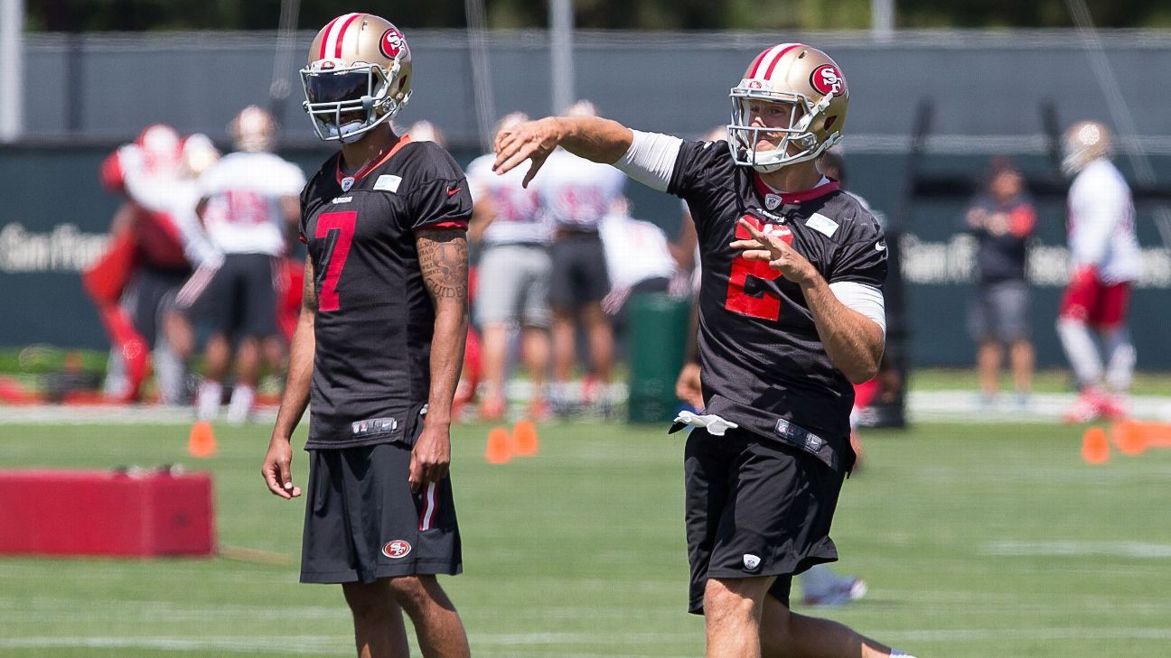 49ers QB competition officially gets underway
