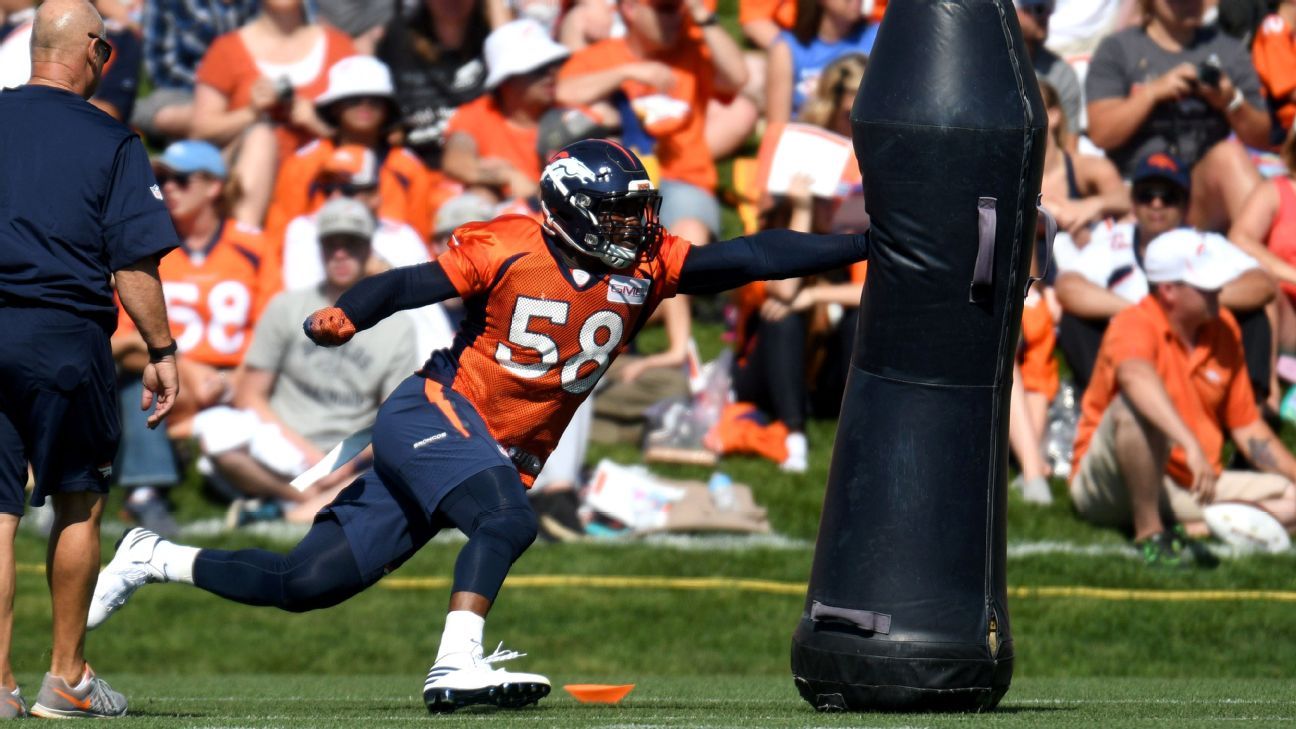 Denver Broncos' Von Miller said he'd be ready when he signed his deal