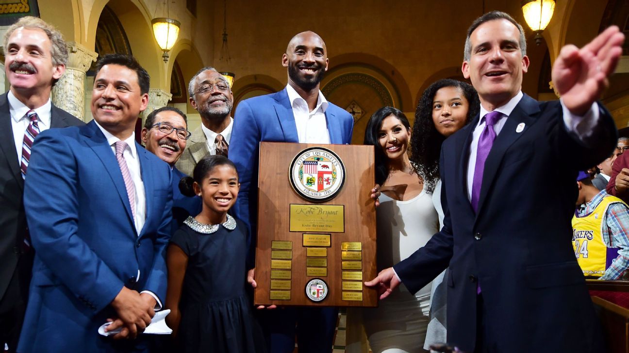 City of Los Angeles celebrates 'Kobe Bryant Day' - ESPN