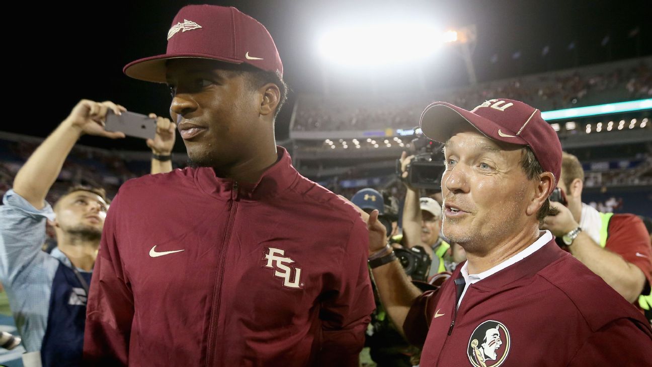 Jameis Winston fires up Florida State locker room with impassioned halftime speech