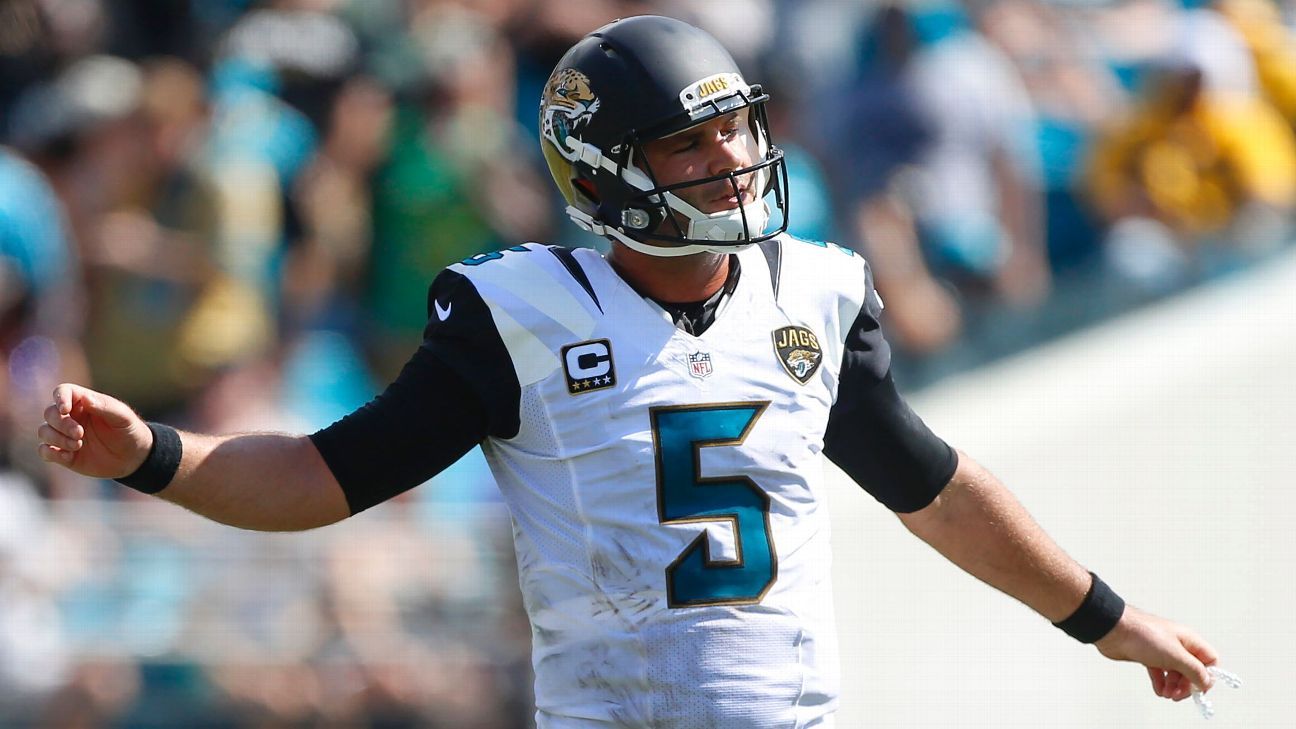 Jaguars QB Blake Bortles says he doesn't need a gimmick to bust his slump