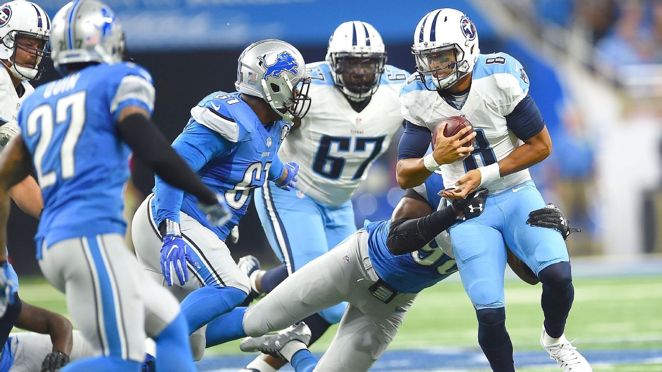 Marcus Mariota leads late touchdown drive as Titans steal a victory
