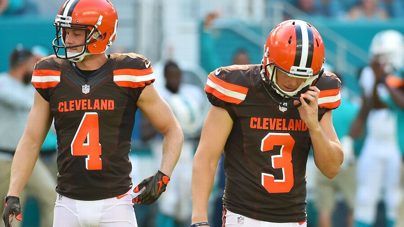Browns back kicker Parkey after 3-miss debut
