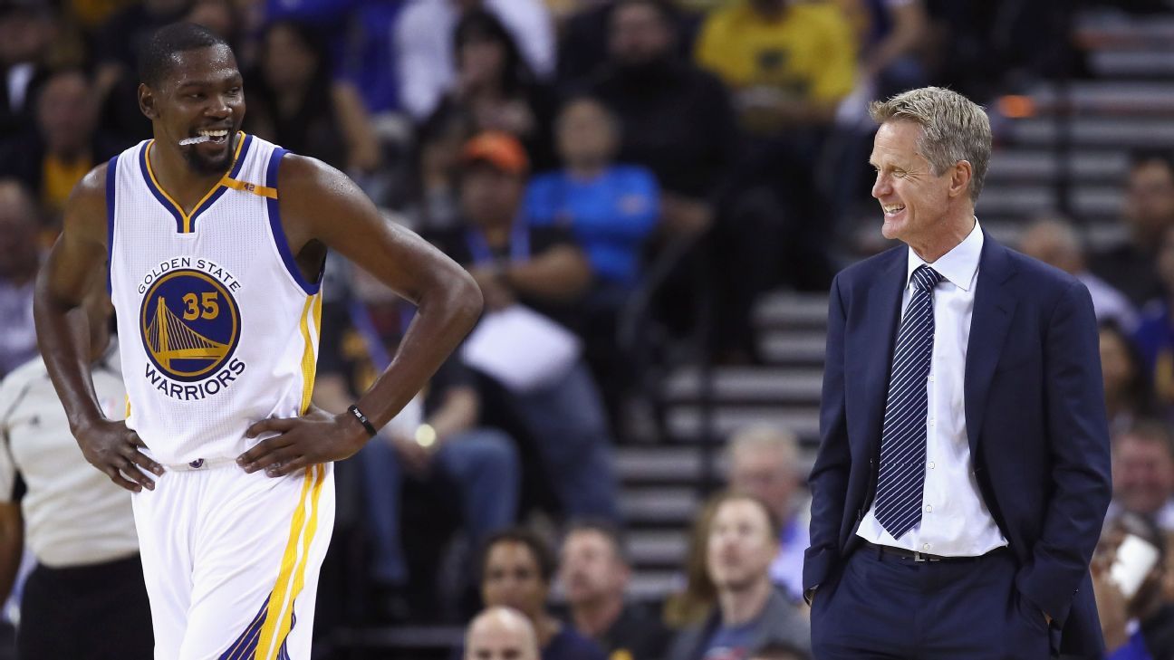 Steve Kerr says Golden State Warriors plan to do more 'experimenting' this season