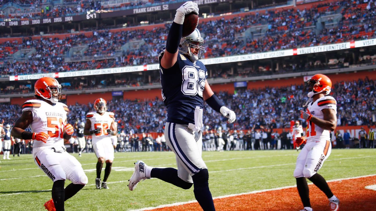 Rookies perform well, but veteran Jason Witten shines in Cowboys' win