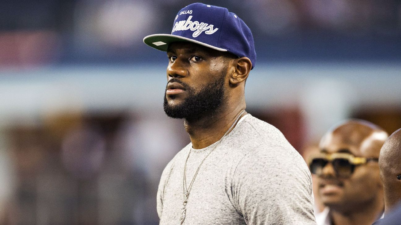 LeBron James of Cleveland Cavaliers discusses declining NFL ratings