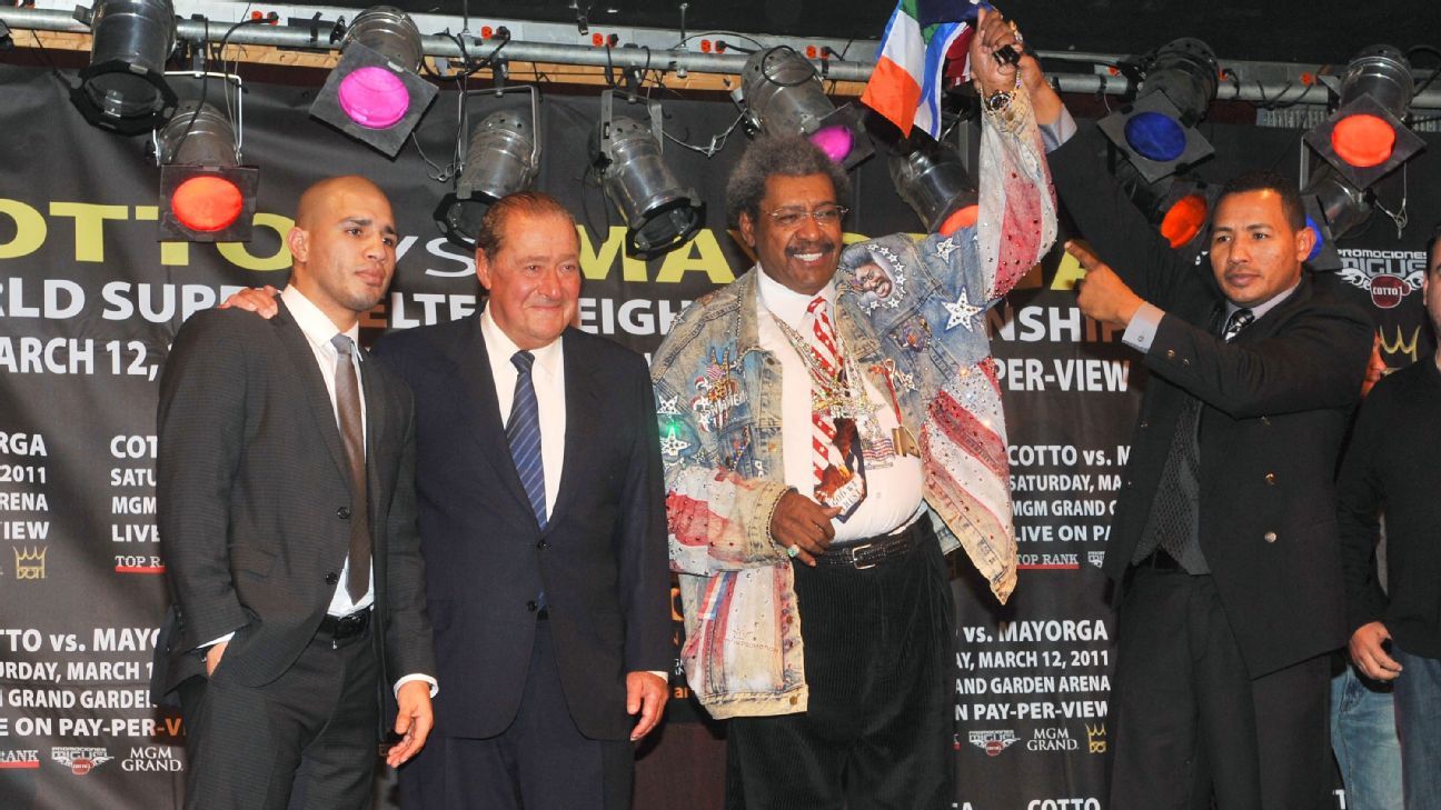 Don King y Bob Arum serán reconocidos por el Consejo Mundial de Boxeo