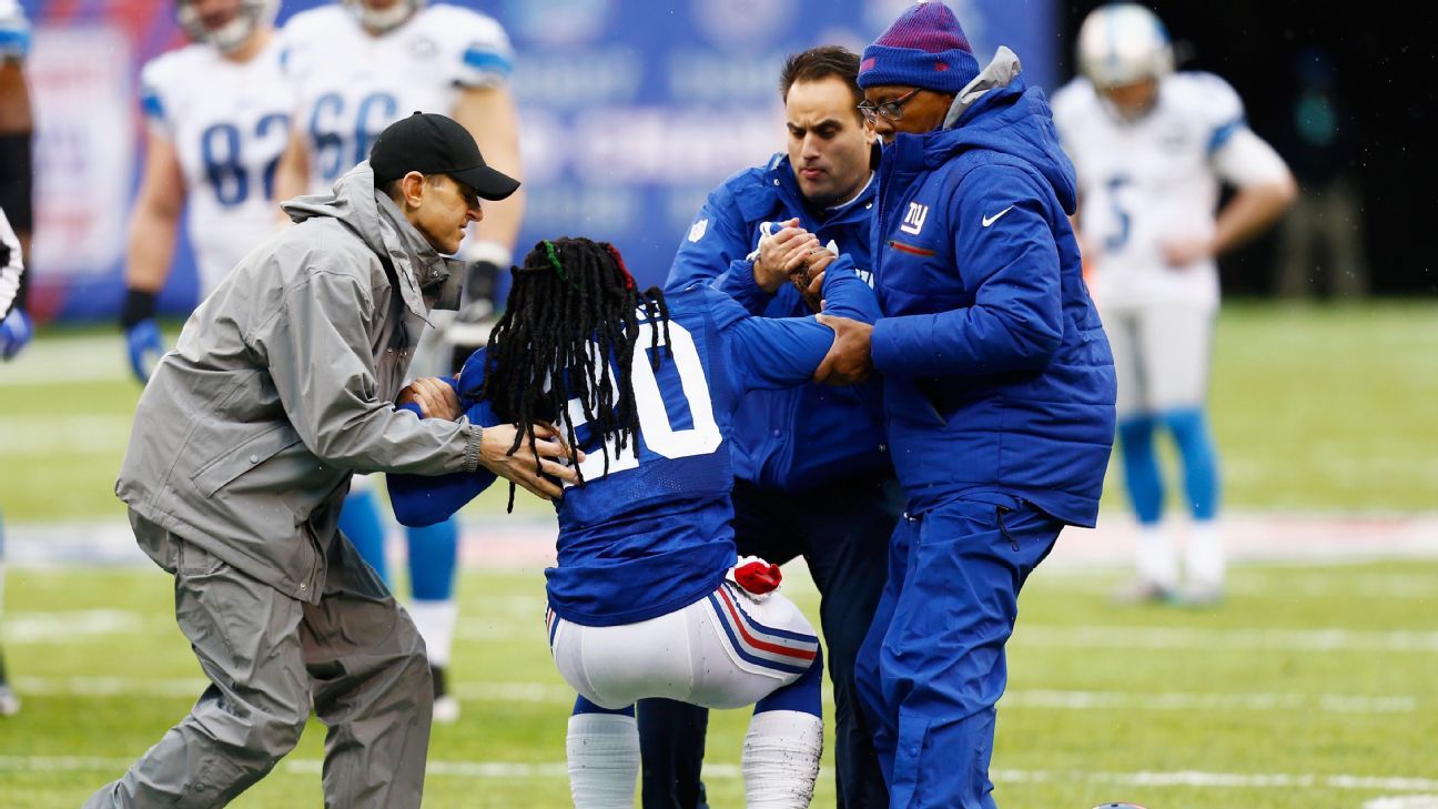 Source: Giants CB Jenkins avoids serious injury
