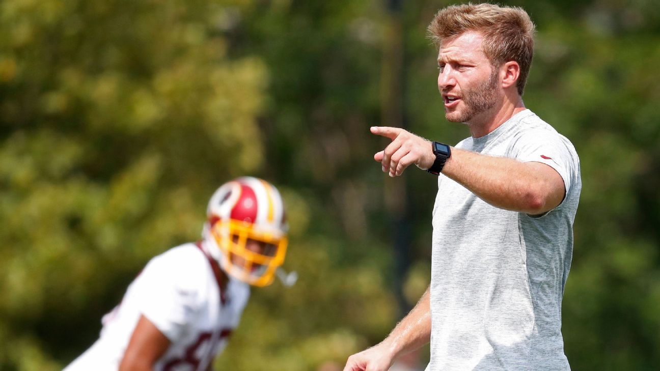 If Sean McVay leaves, Redskins would lose a strong offensive coach