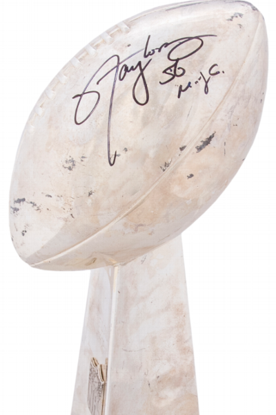 LT's Giants mini Lombardi Trophy at auction