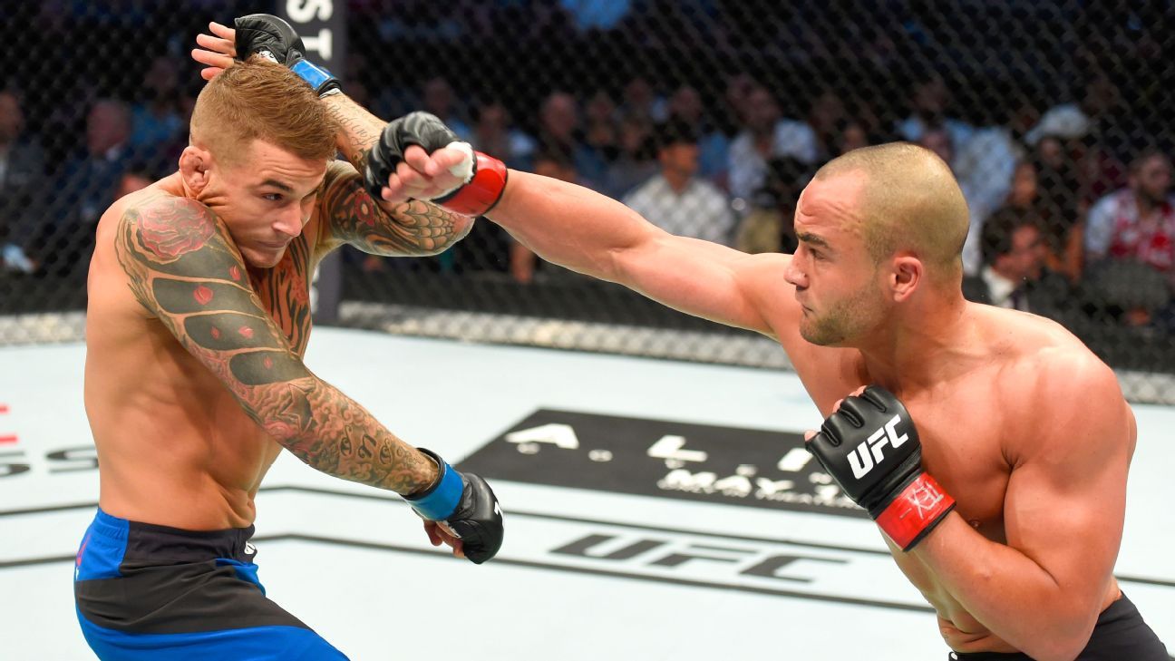Eddie Alvarez-Dustin Poirier rematch set for UFC Fight Night on July 28 in Calgary