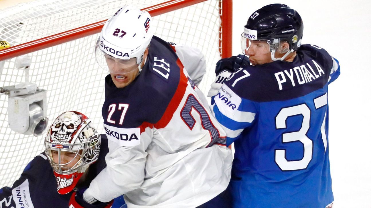 Finland shuts out US in quarterfinals of hockey worlds - ESPN