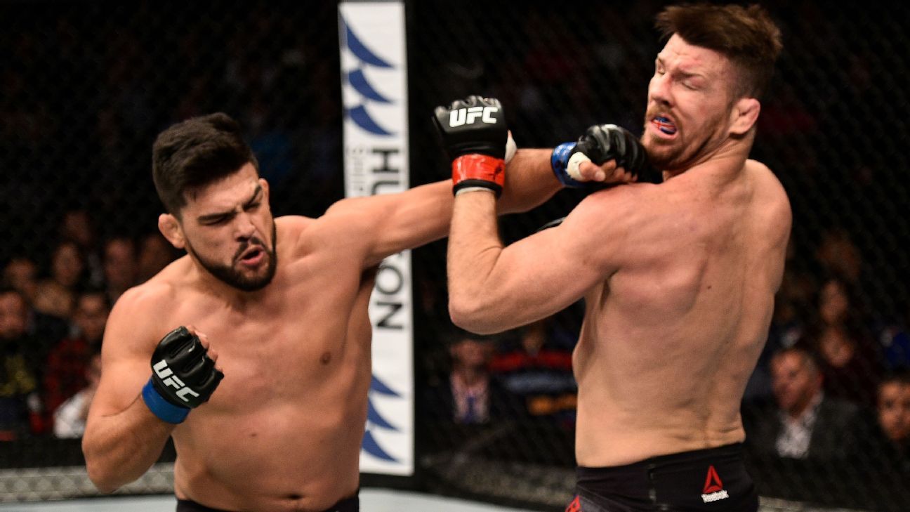 Kelvin Gastelum noqueó al excampeón Michael Bisping