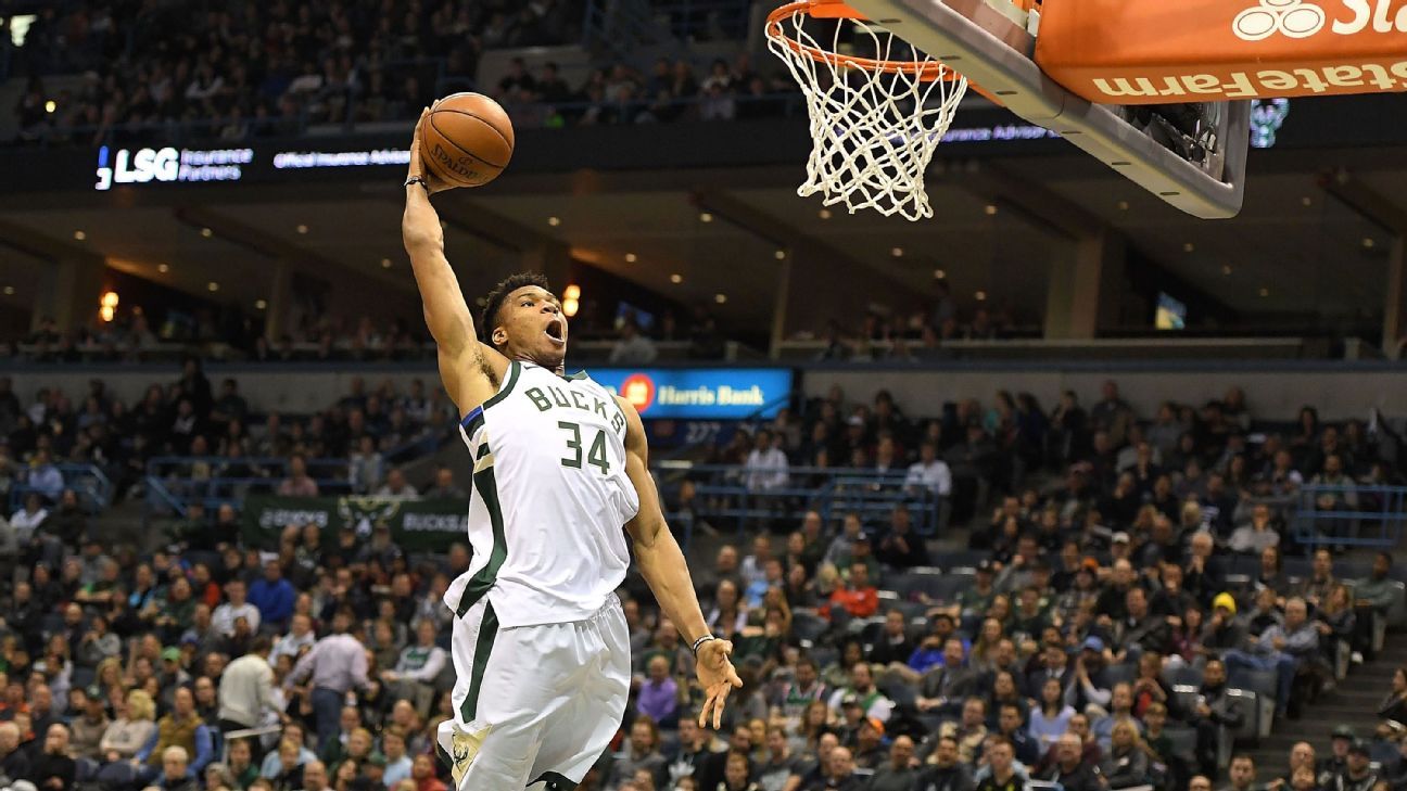 Lastsecond Giannis Antetokounmpo dunk wins game for Milwaukee Bucks