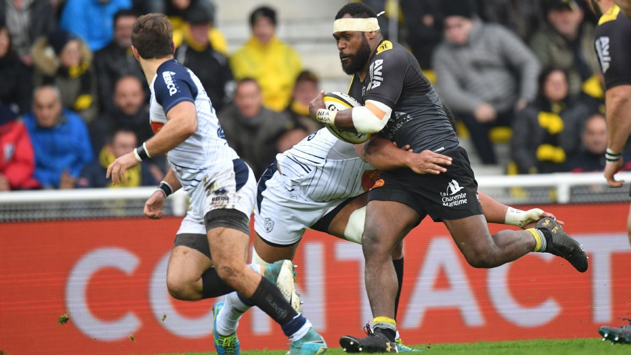 Top 14: La Rochelle goleó al Agen y es el nuevo puntero