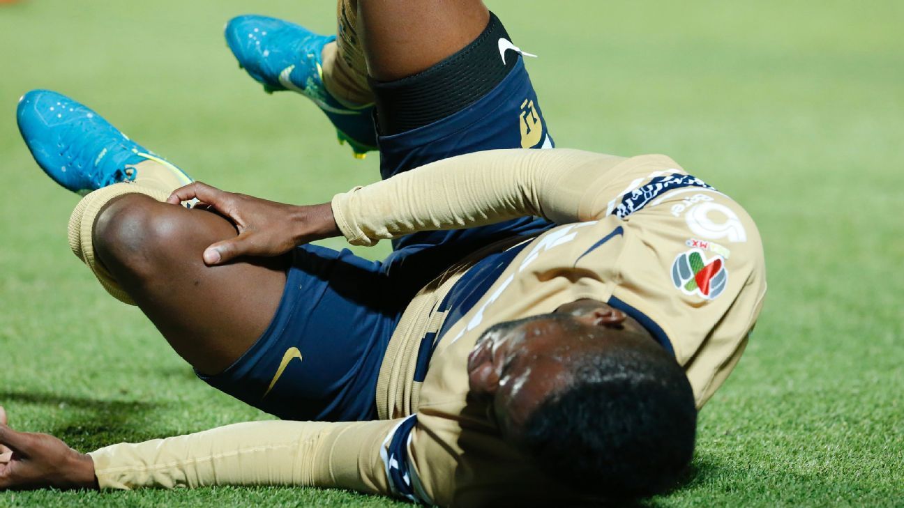 Pumas sufre dos lesiones previo a Clásico Capitalino