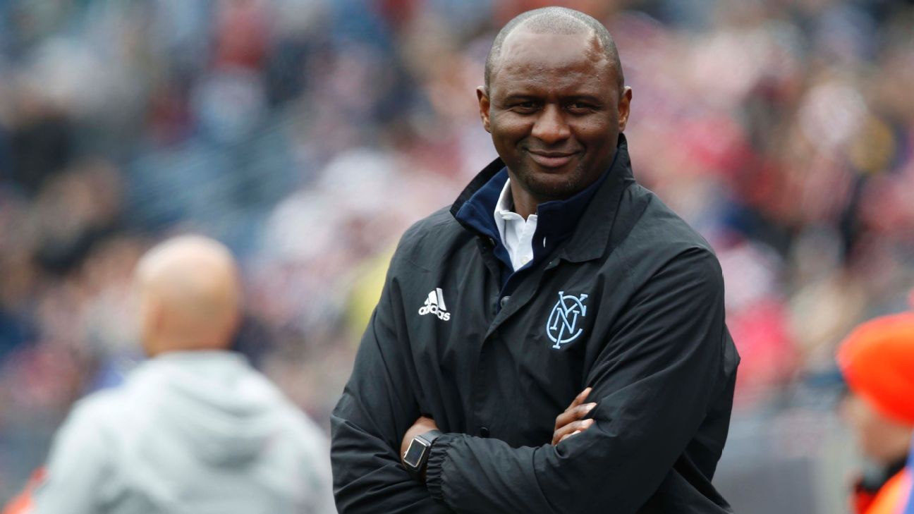 Patrick Vieira leaves NYCFC ahead of move to take over Nice