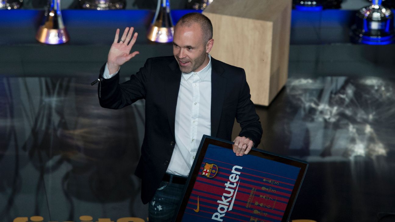Barcelona legend Andres Iniesta joins Japanese side Vissel Kobe