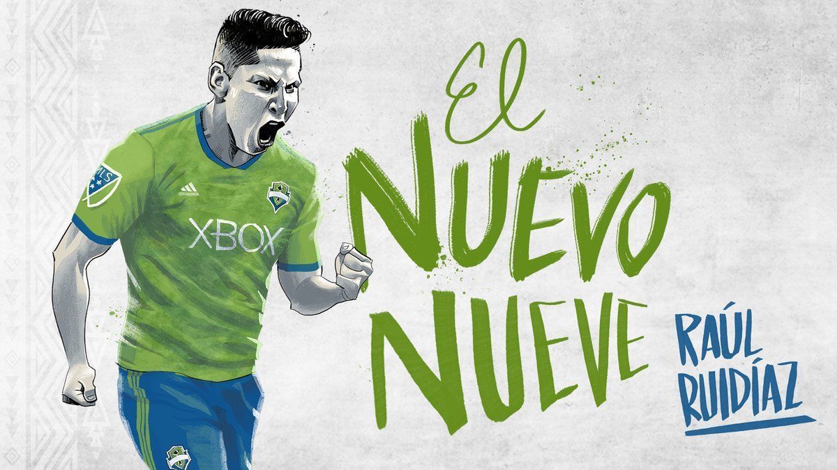 Raúl Ruidíaz es presentado con Sounders