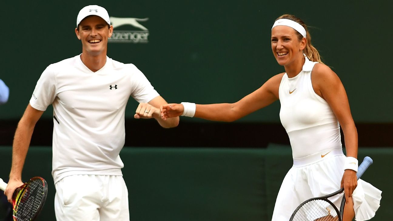 Wimbledon 2018 Mixed doubles is professional tennis with a smile on