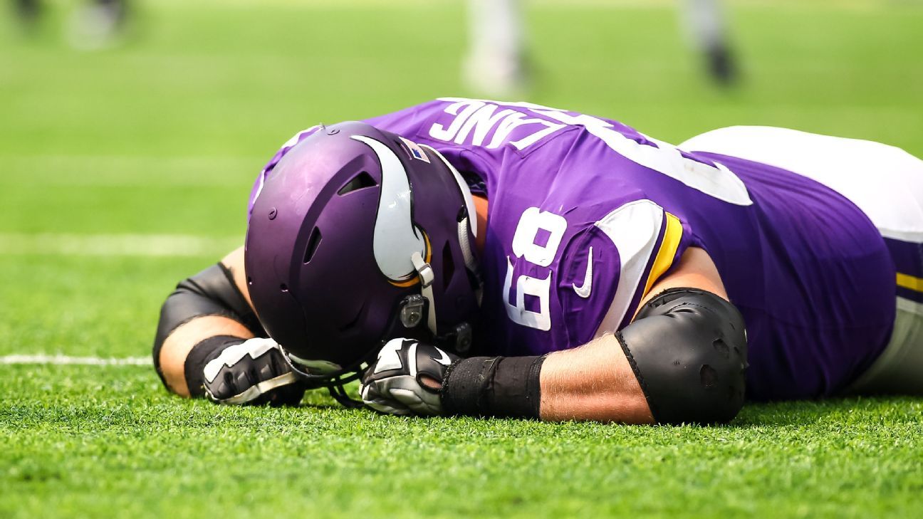 Minnesota Vikings lose 6 players to injury in preseason game