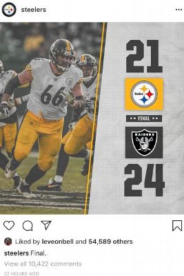 Steelers 21-24 Raiders (Dec 9, 2018) Final Score - ESPN