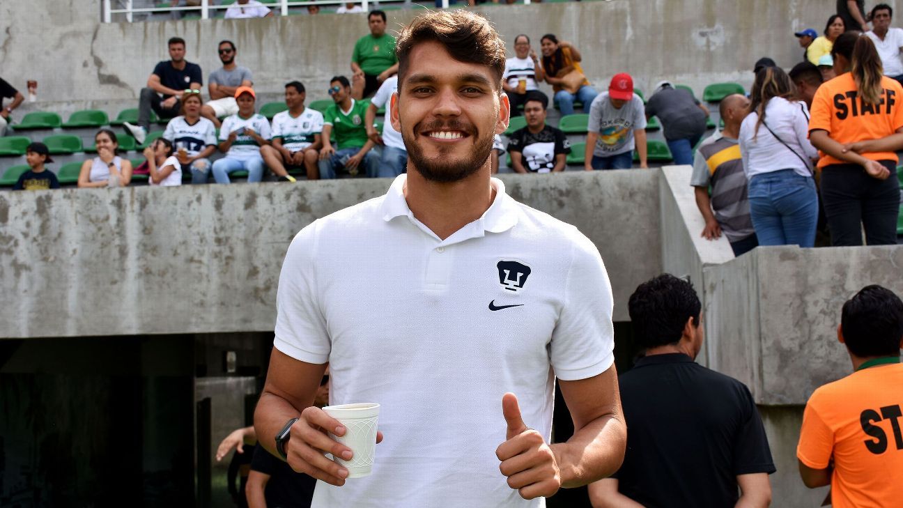 Nicolás Freire, listo para debutar con Pumas en el Apertura 2019