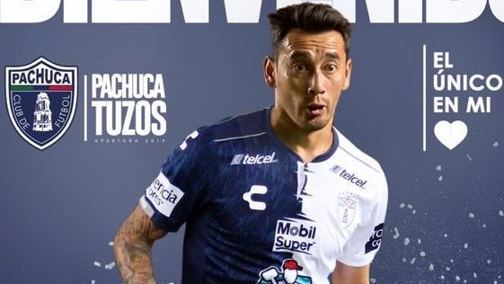 Pachuca anuncia a Rubens Sambueza como refuerzo