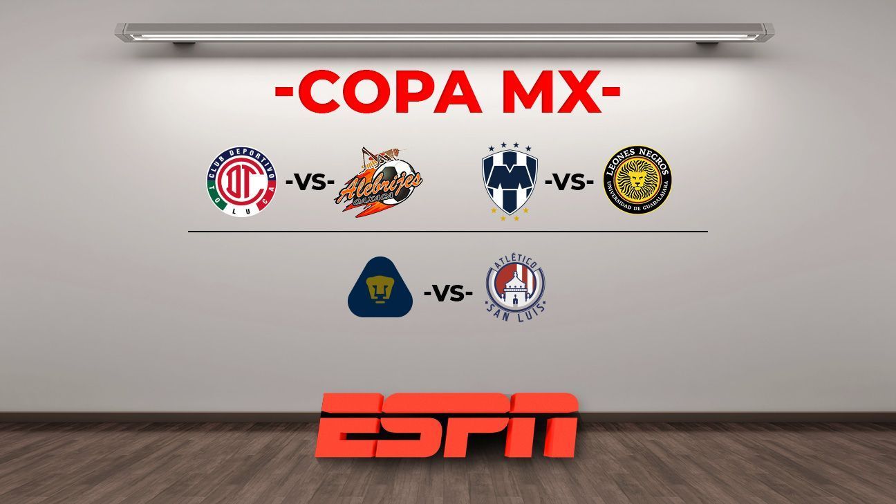 Actividad de la Copa MX en la primera jornada