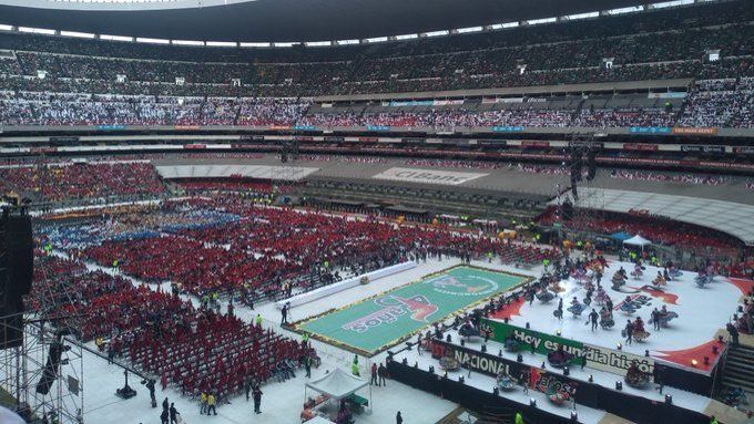 Estadio Azteca alberga evento a una semana de final entre América y Monterrey
