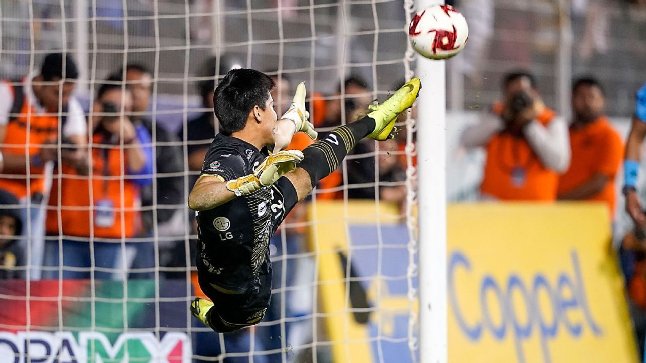 They welcome Dorados' goalkeeper, Luis López, as a hero in a taquería.