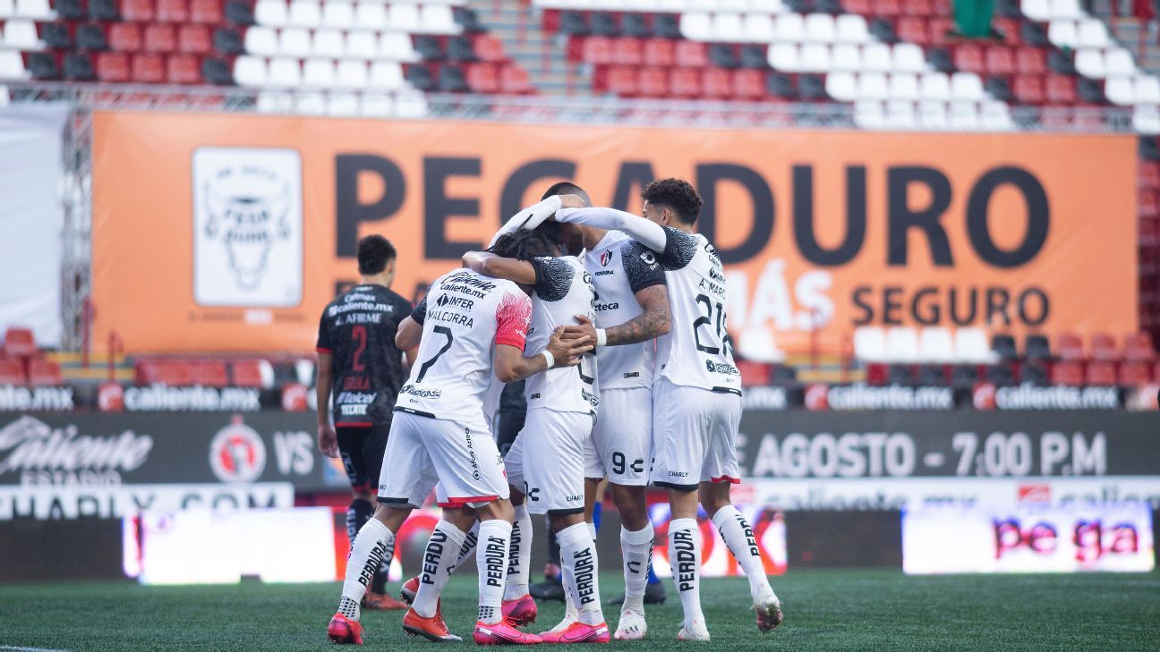 Atlas afronta el duelo ante Pumas con siete ausencias